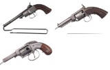 Three American Percussion Revolvers