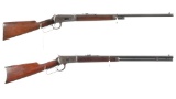 Two Winchester Lever Action Rifles