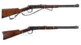 Two Winchester Model 1894 Lever Action Carbines