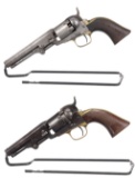 Two Colt Model 1849 Pocket Revolvers