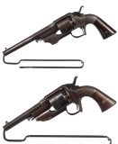Two Rare Allen & Wheelock Percussion Revolvers