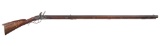 Engraved and Silver Accented Flintlock American Long Rifle