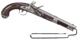 Simeon North U.S. Model 1819 Flintlock Pistol