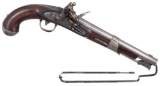 Simeon North U.S. Contract Model 1819 Flintlock Pistol