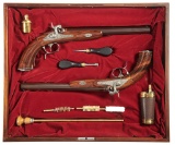 Pair of Pedersoli Mang in Graz Deluxe Percussion Pistols