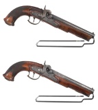 Pair of European Percussion Pistols