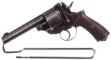 English Webley Pryse Style Double Action Revolver