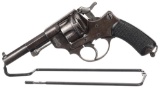 Antique French St. Etienne Model 1874 Double Action Revolver