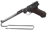WWI DWM 1914 Artillery Luger Pistol with Stock and Holster