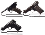 Three Italian Semi-Automatic Pistols