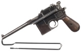 Persian Contract Mauser C96 Broomhandle Semi-Automatic Pistol