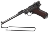 Siamese Police Contract Artillery Luger Pistol with Matching Mag