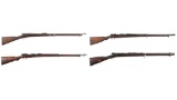 Four Japanese Military Bolt Action Rifles