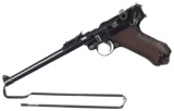 Weimar Era DWM Model 1914 Artillery Luger Pistol with Holster