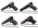 Four European Military Pattern Semi-Automatic Pistols