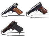 Three European Semi-Automatic Pistols