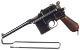 Mauser Broomhandle Pistol with Holster Stock