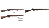 Three European Military Pattern Bolt Action Rifles