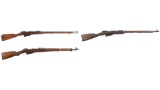 Three Finnish Military Mosin-Nagant Bolt Action Rifles