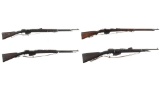 Four European Military Pattern Bolt Action Long Guns