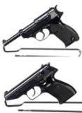 Two German Walther Semi-Automatic Pistols