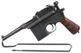 German Mauser Bolo Broomhandle Pistol