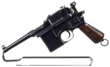 German Mauser C96 Bolo Broomhandle Pistol