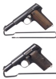 Two World War II German Proofed Spanish Astra Pistols