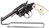 Engraved Colt Army Special Double Action Revolver