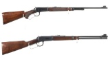 Two Winchester Lever Action Long Guns