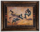 Framed Reproduction Winchester Shotgun Shells Advertising Print
