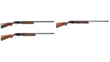 Three Winchester Super X Model 1 Semi-Automatic Shotguns