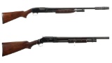 Two Winchester Slide Action Shotguns