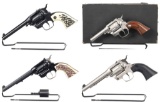 Four High Standard Double Action Revolvers