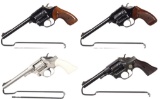 Four High Standard Double Action Revolvers