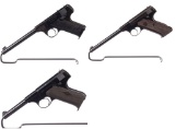 Three .22 Rimfire Semi-Automatic Sporting Pistols