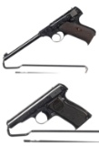Two Engraved American Semi-Automatic Pistols