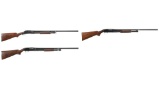 Three Winchester Slide Action Shotguns