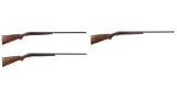 Three Winchester Model 24 Double Barrel Shotguns