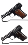 Two Smith & Wesson .35 Auto Model 1913 Semi-Automatic Pistols