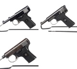 Three Semi-Automatic Pistols