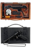 Two Cased Russian Margolin Semi-Automatic Olympic Target Pistols