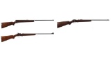 Three Winchester .22 Rimfire Rifles