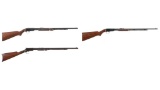 Three Winchester Slide Action .22 Rimfire Rifles