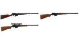Three Remington Semi-Automatic Rifles