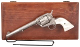 Engraved Colt Second Generation Single Action Army Revolver
