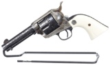 Engraved Colt 2nd Generation Single Action Army in .44 Special