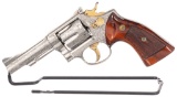Engraved Smith & Wesson K38 Double Action Revolver