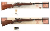 Two Remington Model 700 BDL Varmint Bolt Action Rifles