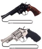 Two Smith & Wesson Double Action Revolvers